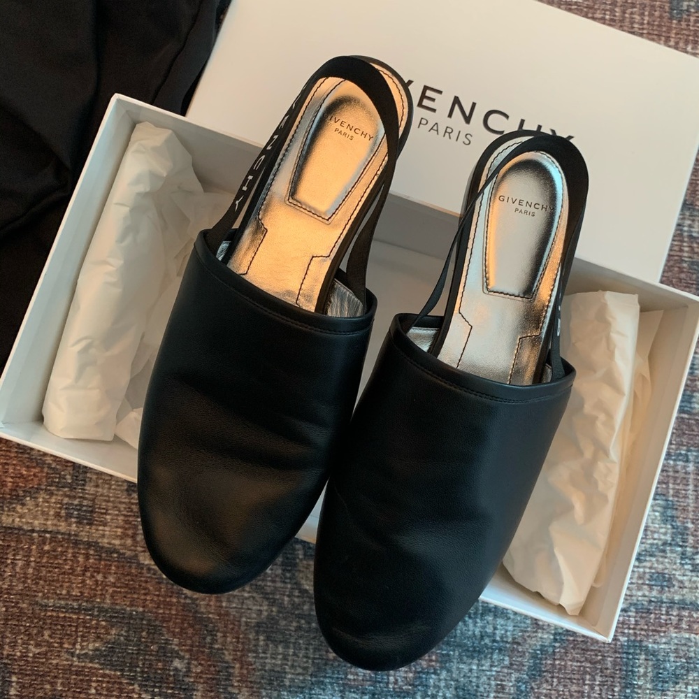 Givenchy Black Loafers